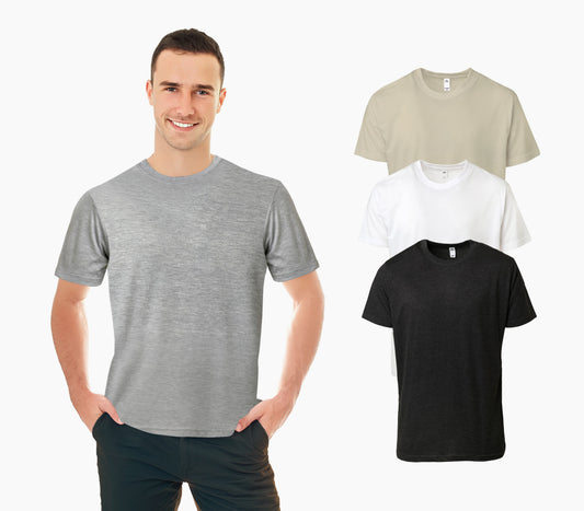 3 PC Combo, Extra Soft Medium Weight Short Sleeve Premium T-Shirts