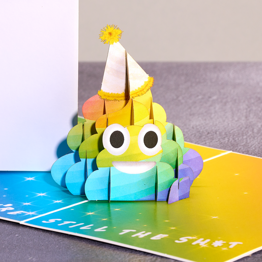 Holy Crap You’re Old Funny 3D Pop-Up Birthday Card