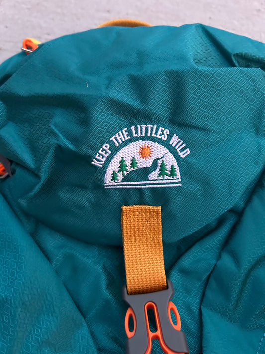 Kid’s (Ages 2 to 7) Teal Hiking Pack - Water Bladder Compatible Backpack for Young Hikers