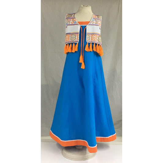 Karen Thai Artisan Embroidered Boho Dress | Limited Edition