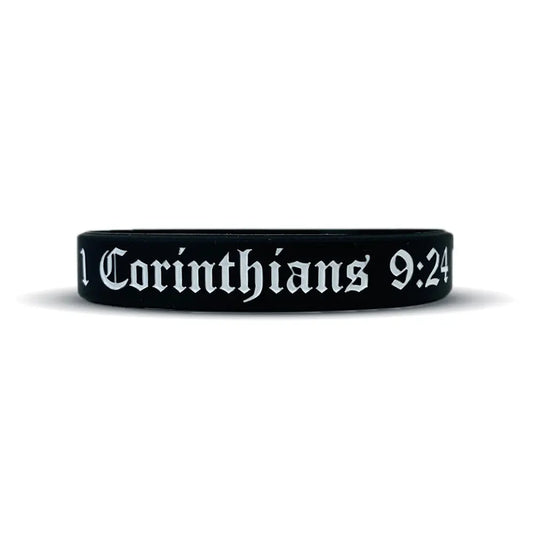 1 Corinthians 9:24 Wristband Elite Athletic Gear