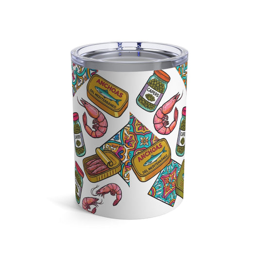 Tinned Fish Pups - Caper & Dill Delight 12oz Short Tumbler