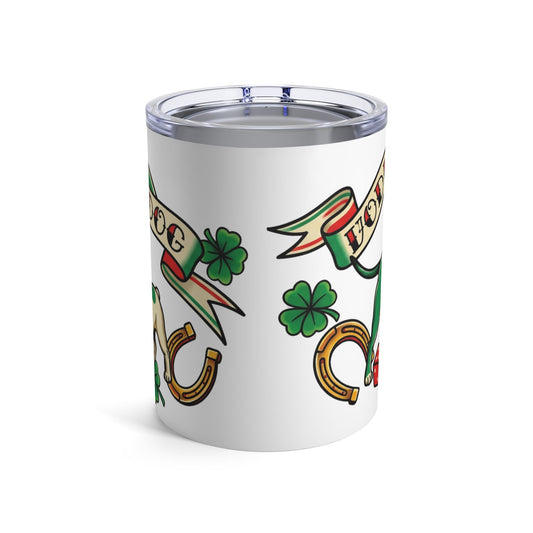 Tattoo Flash Pups - Lucky Charm 12oz Short Tumbler