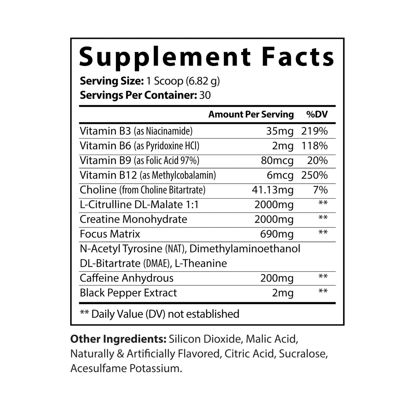 Pre-Workout Supplement, Fruit Punch (204 g, 7.1 oz)