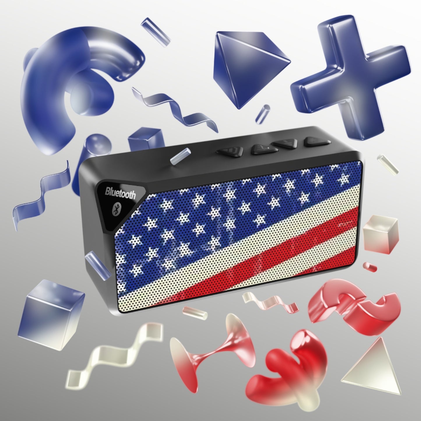 Portable Bluetooth Speaker - "Americana"
