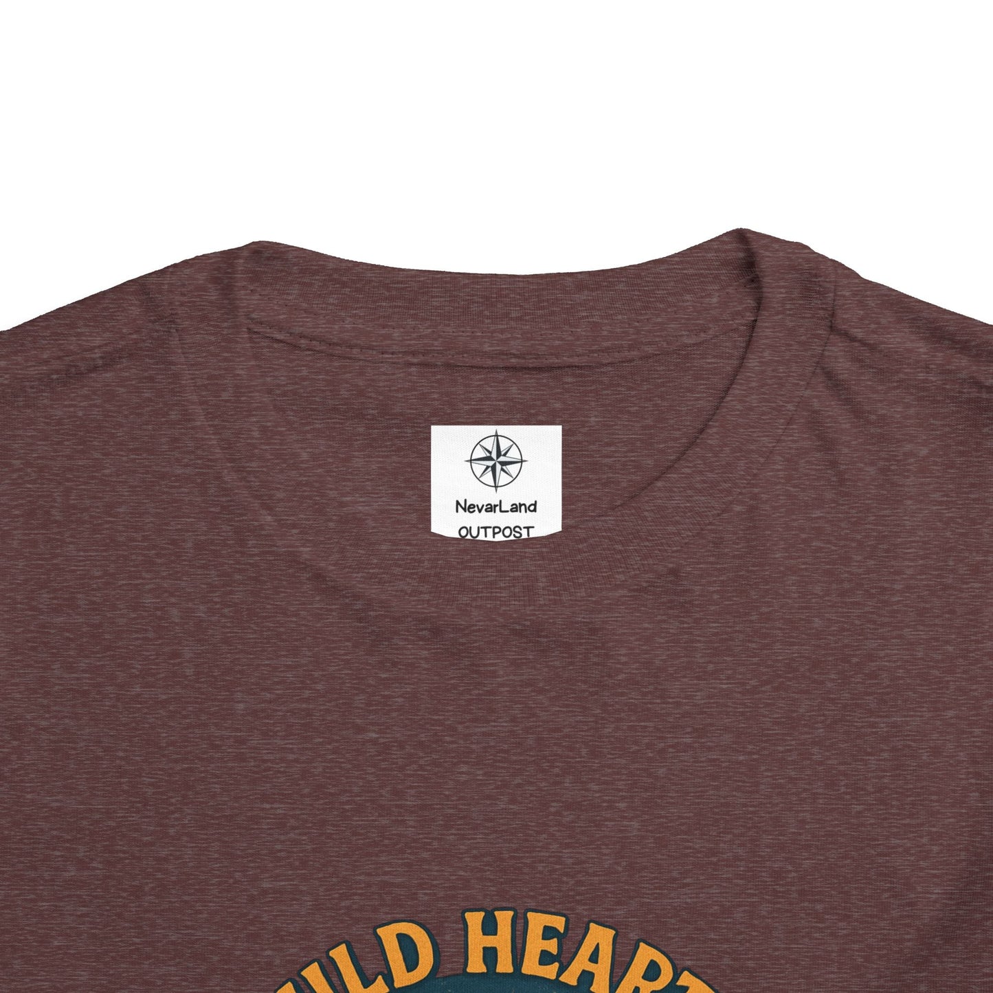 "Wild Hearts Never Lost" Bear Guitar Campfire - Toddler Tee