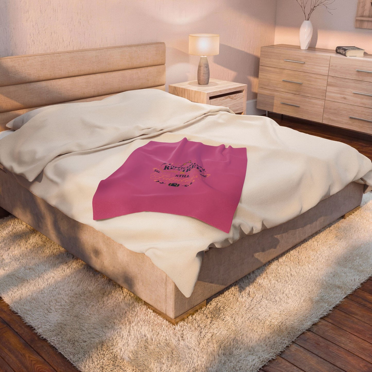 Officially Retired & Still Fabulous Velveteen Blanket | retirement gifts for women, personalized retirement gifts