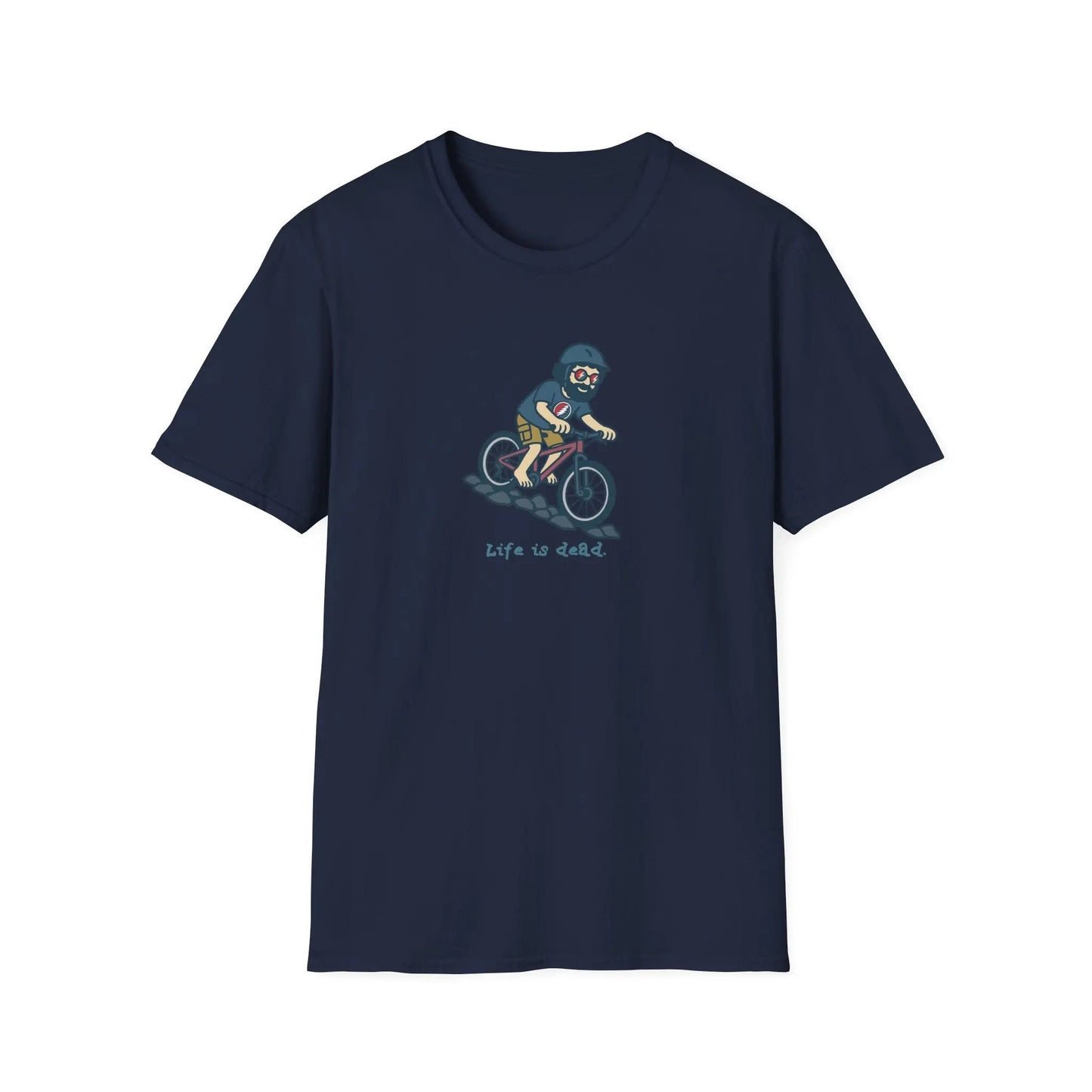 Mountain Bikin' Jerry - Life is dead.® × Grateful Dead Tee