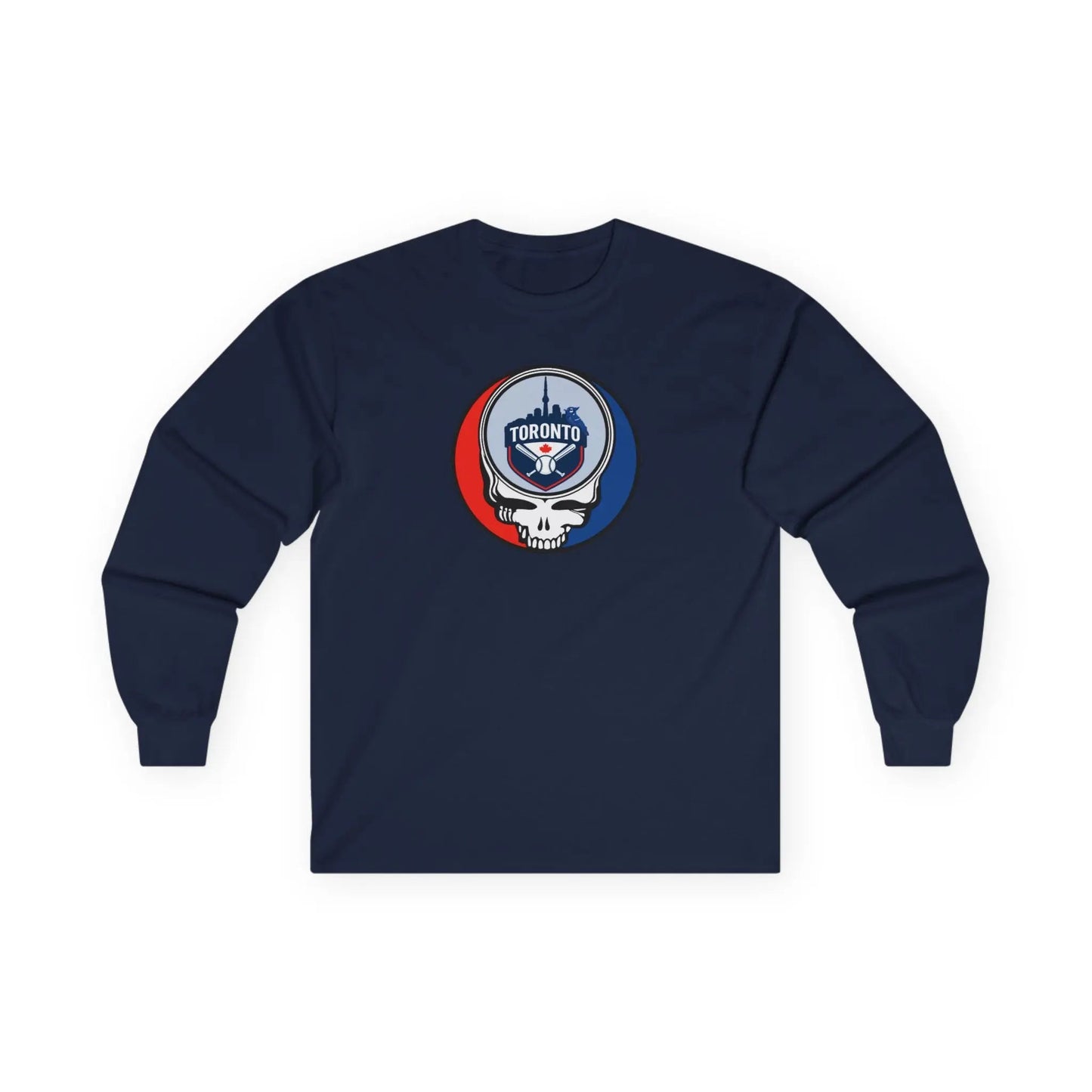 Toronto Blue Jays Original Stealie Grateful Dead Long Sleeve Shirt