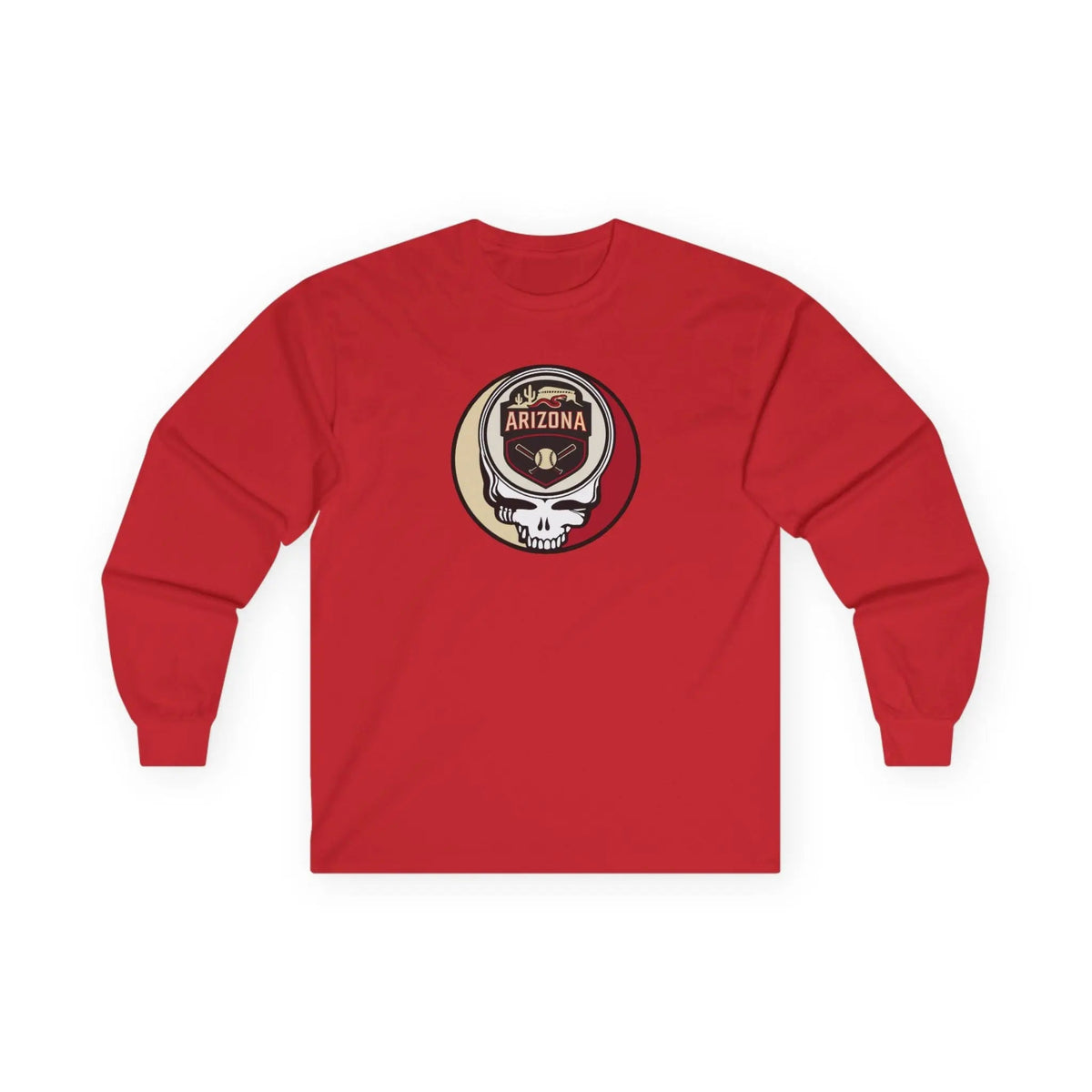 Arizona Diamondbacks Original Stealie Grateful Dead Long Sleeve Shirt