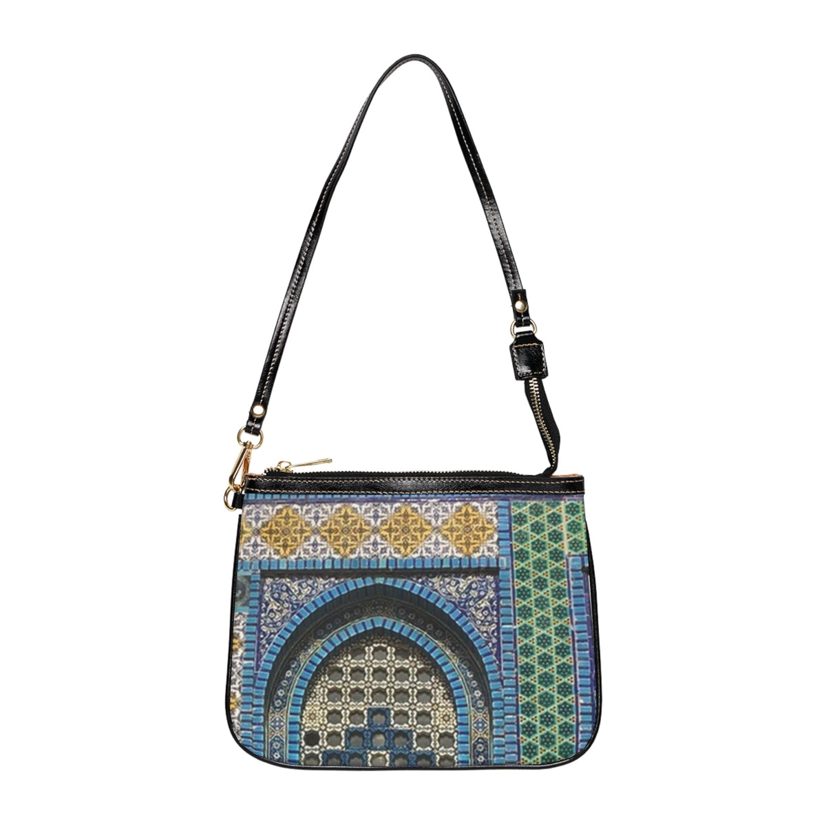 Aqsa Design Shoulder Bag — Small Leather Crossbody Purse