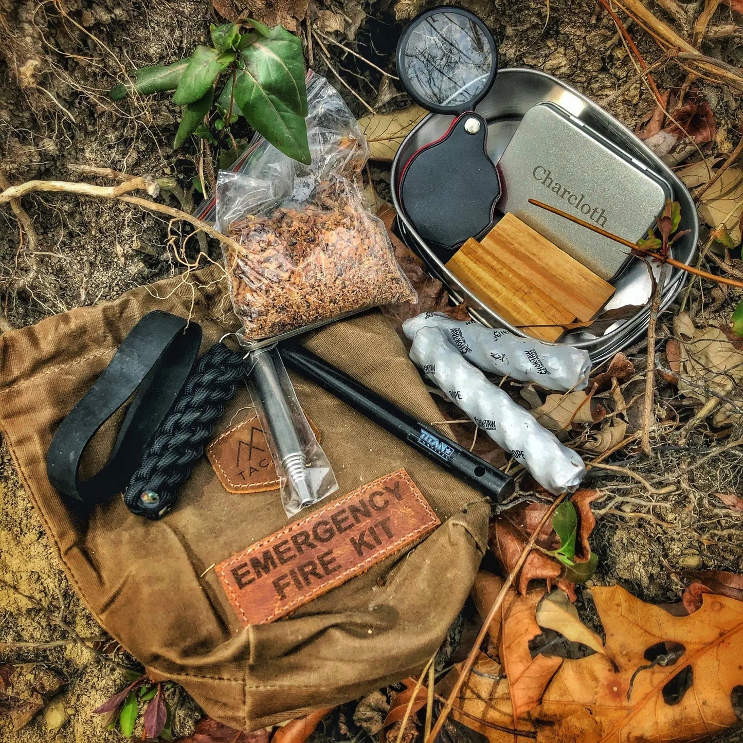 TACAMO 15-Piece Emergency Fire Kit TITAN Survival