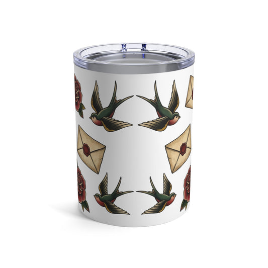Tattoo Parlor Pups - True Love Tails 12oz Short Tumbler