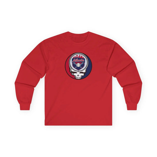 Atlanta Braves Original Stealie Grateful Dead Long Sleeve Shirt