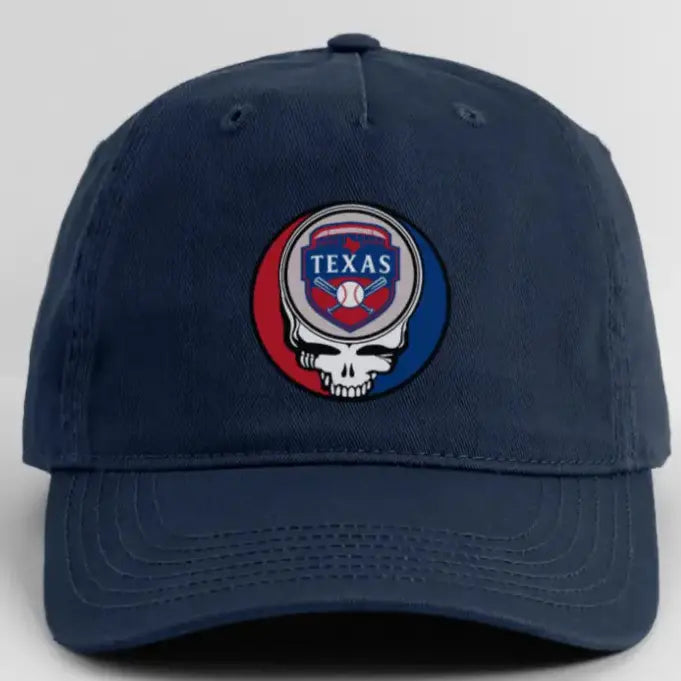 Texas Rangers Original Stealie Grateful Dead Dad Hat