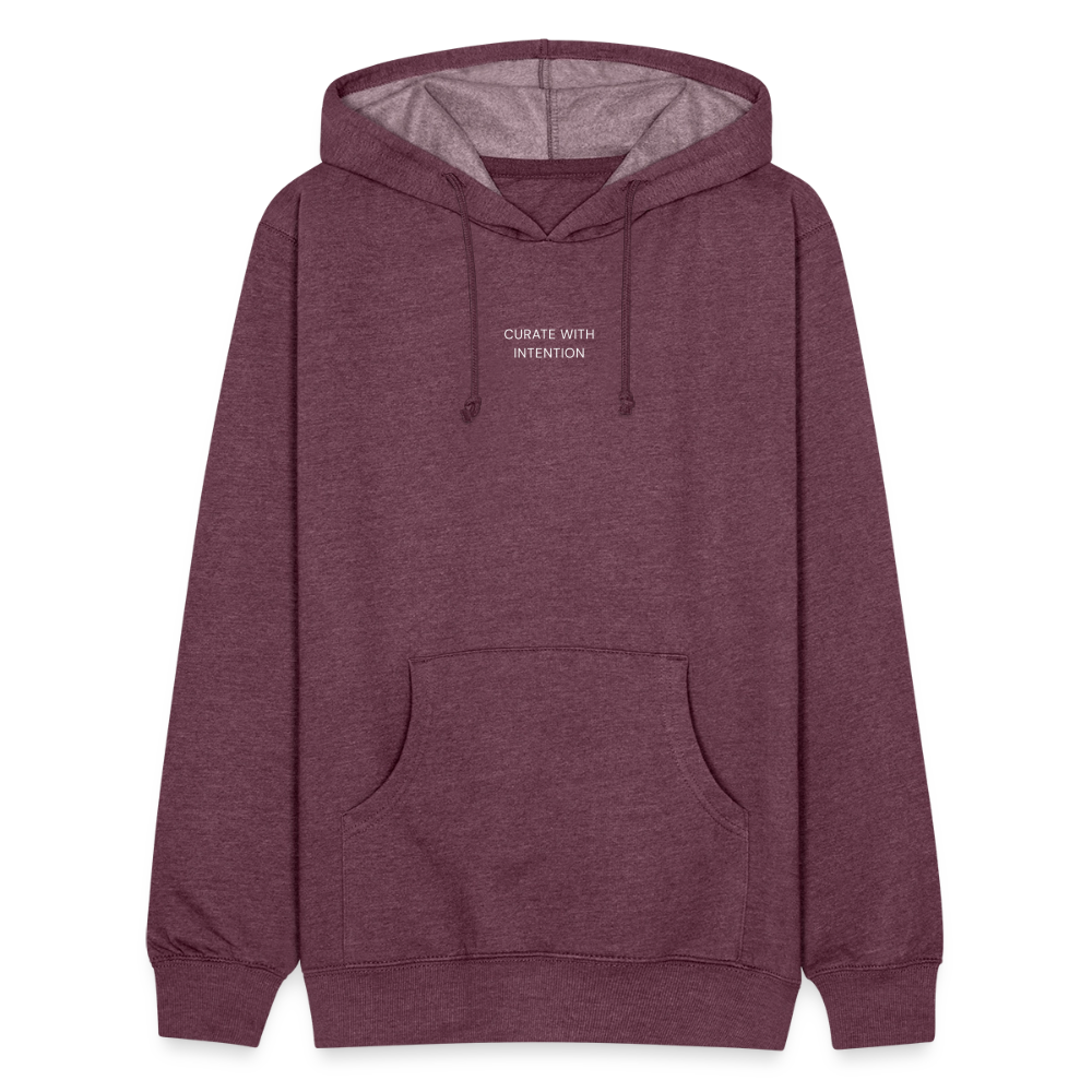 Curate with intention Unisex Organic Hoodie