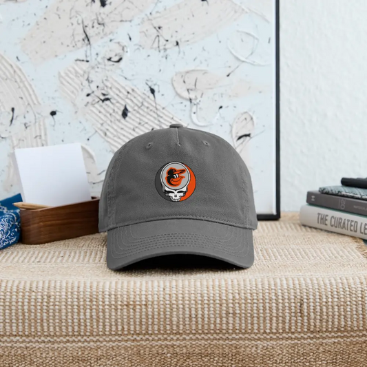 Baltimore Orioles Logo Stealie Grateful Dead Dad Hat