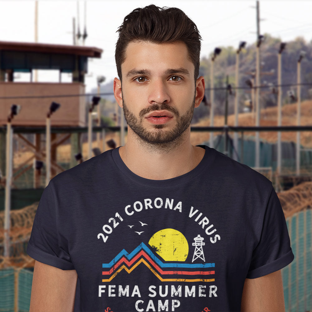 2021 Corona Virus FEMA Summer Camp T-Shirt