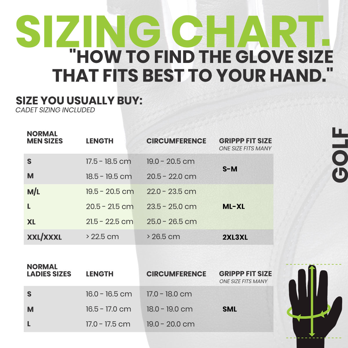 HIRZL Trust Hybrid Plus (+) - Golf Gloves - Green
