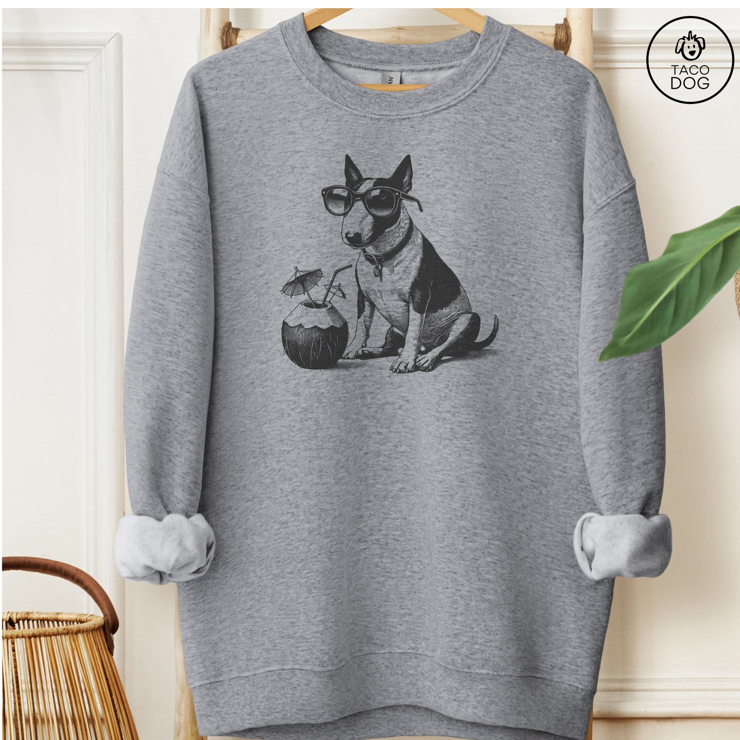 English Bull Terrier Vacation Sweatshirt