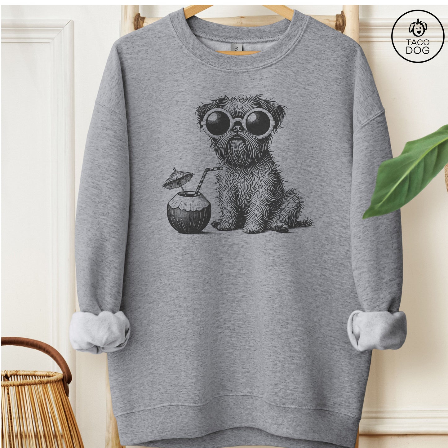 Brussels Griffon Griff Vacation Sweatshirt