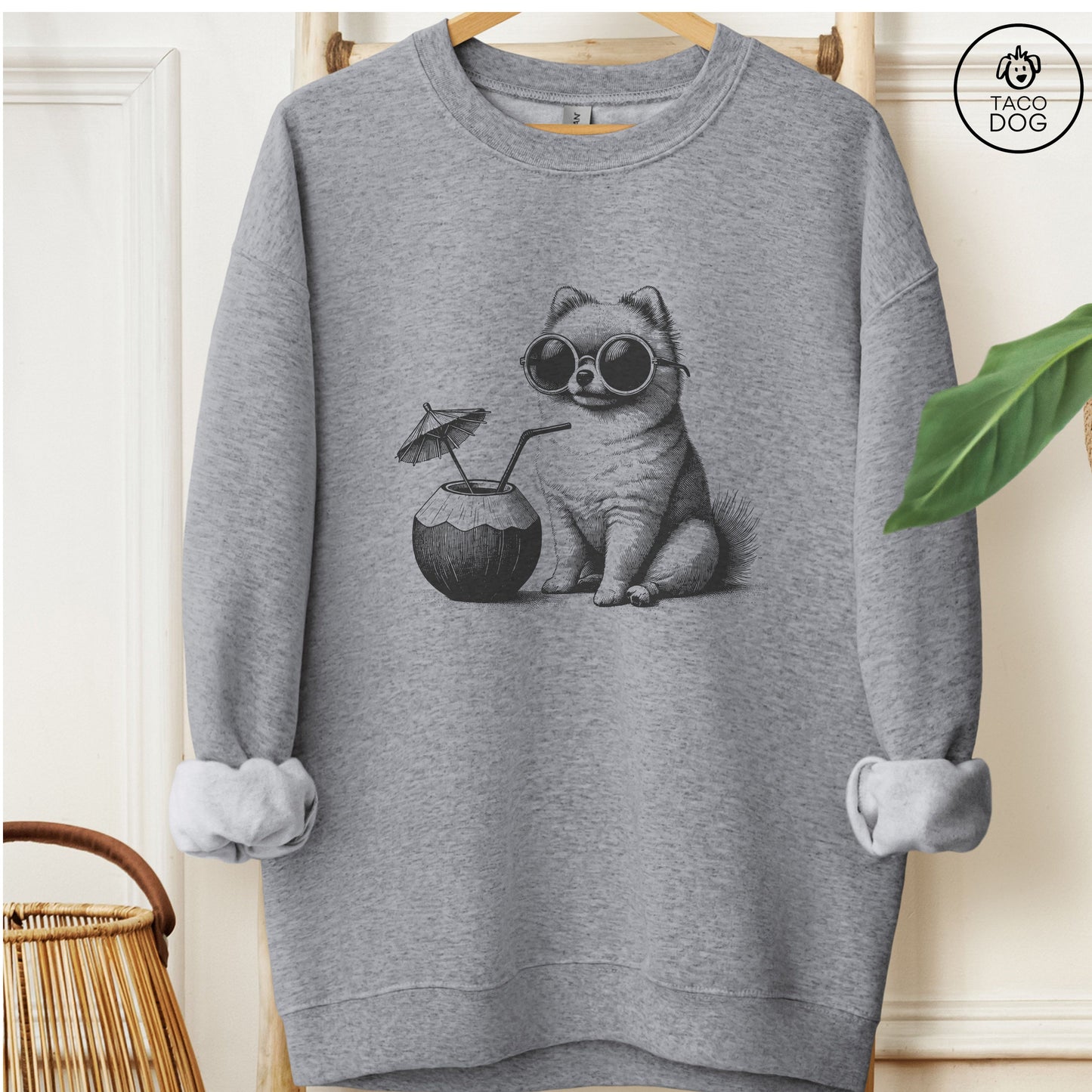 Pomeranian Vacation Sweatshirt