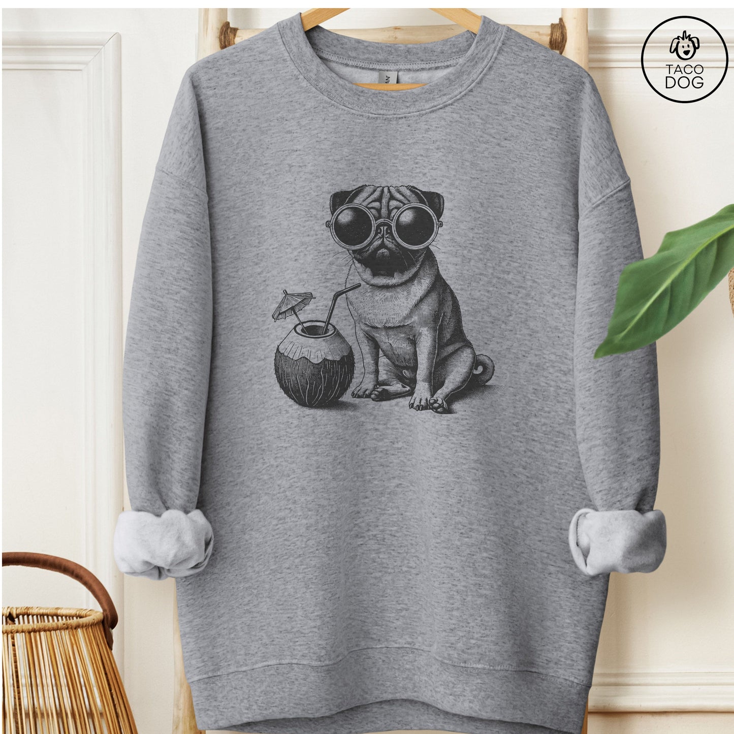 Pug Vacation Sweatshirt