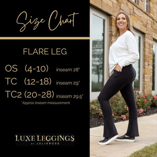 Julia Rose |The Brandy Brown Flare with Pockets