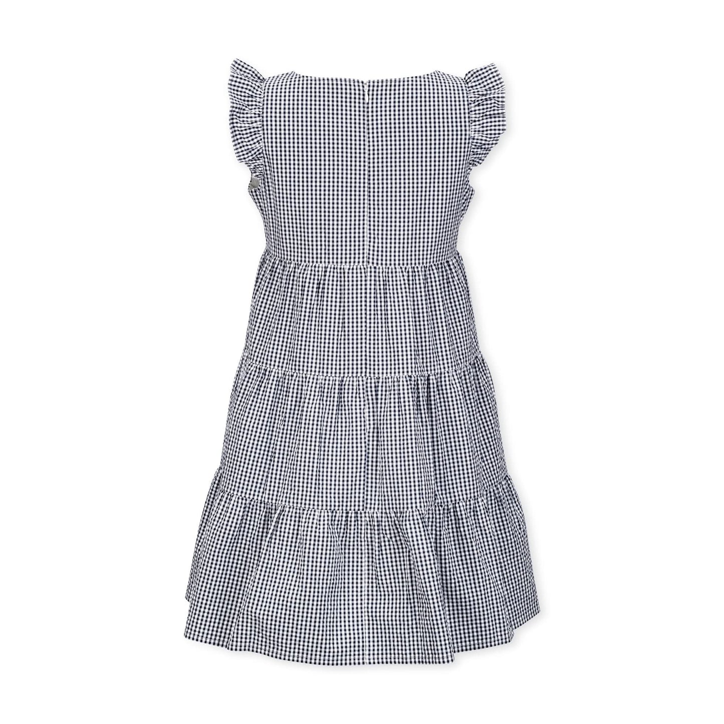 Flutter Sleeve Organic Tiered Dress