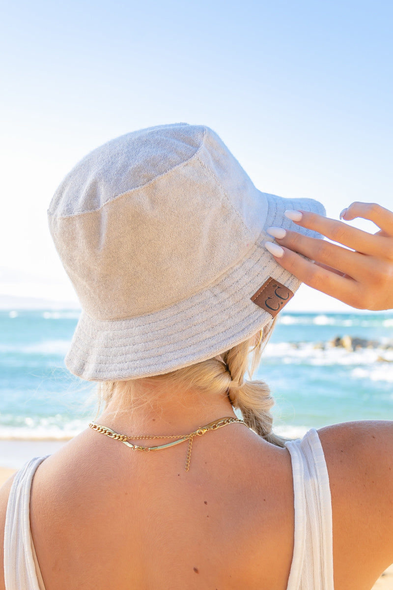 C.C® Terry Cloth Bucket Hat