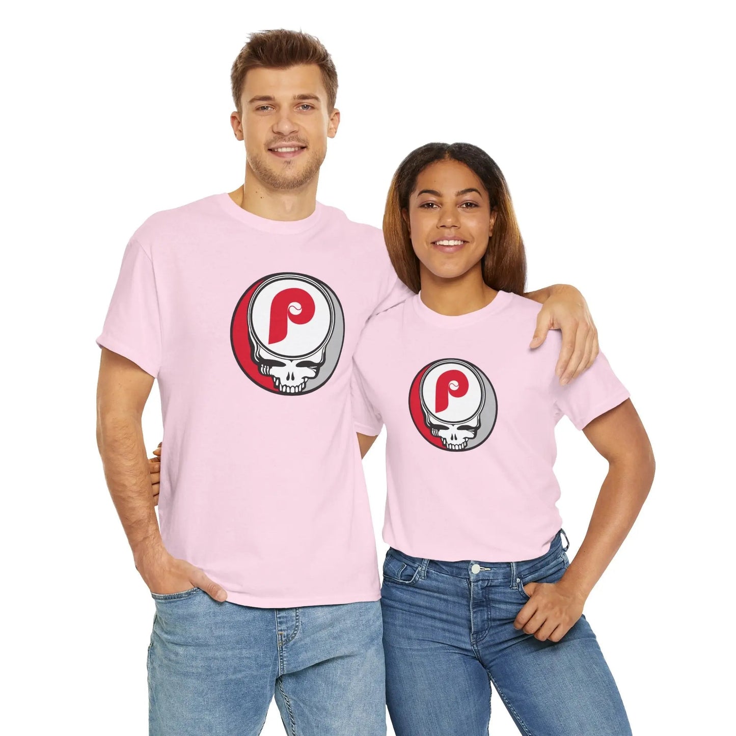 Philadelphia Phillies Logo Stealie × Grateful Dead Tee