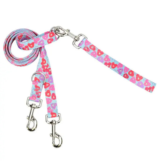 Sweet Sprinkles Double Connection Leash – EarthStyle 2 Hounds Design