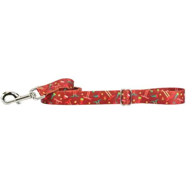 Elf Shoes Holiday Dog Leash – EarthStyle 2 Hounds Design