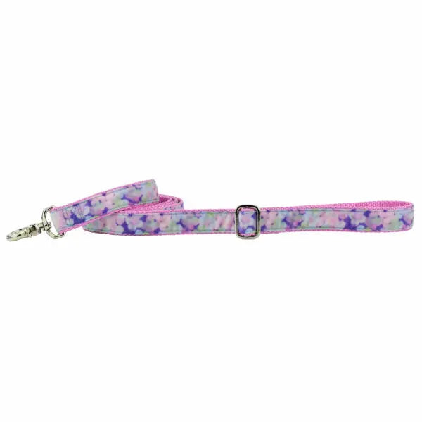 Hydrangea Velvet Dog Leash 2 Hounds Design