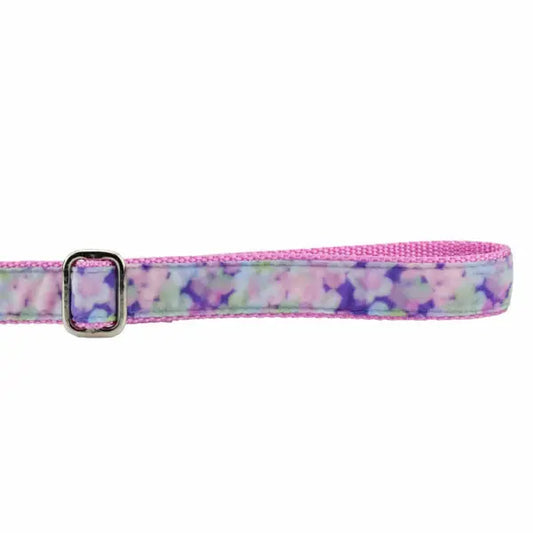 Hydrangea Velvet Dog Leash 2 Hounds Design