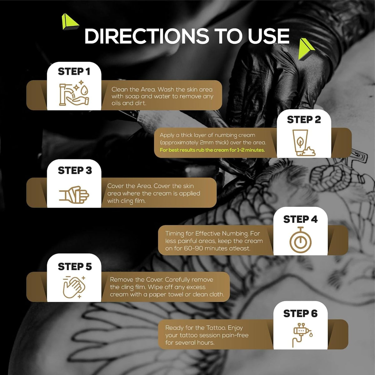 Signature Tattoo Before & Aftercare Duo ā Numbing Cream (10g) + Healing Balm (7oz) for Comfortable Sessions & Vibrant Ink ā Natural, Skin-Soothing Formula