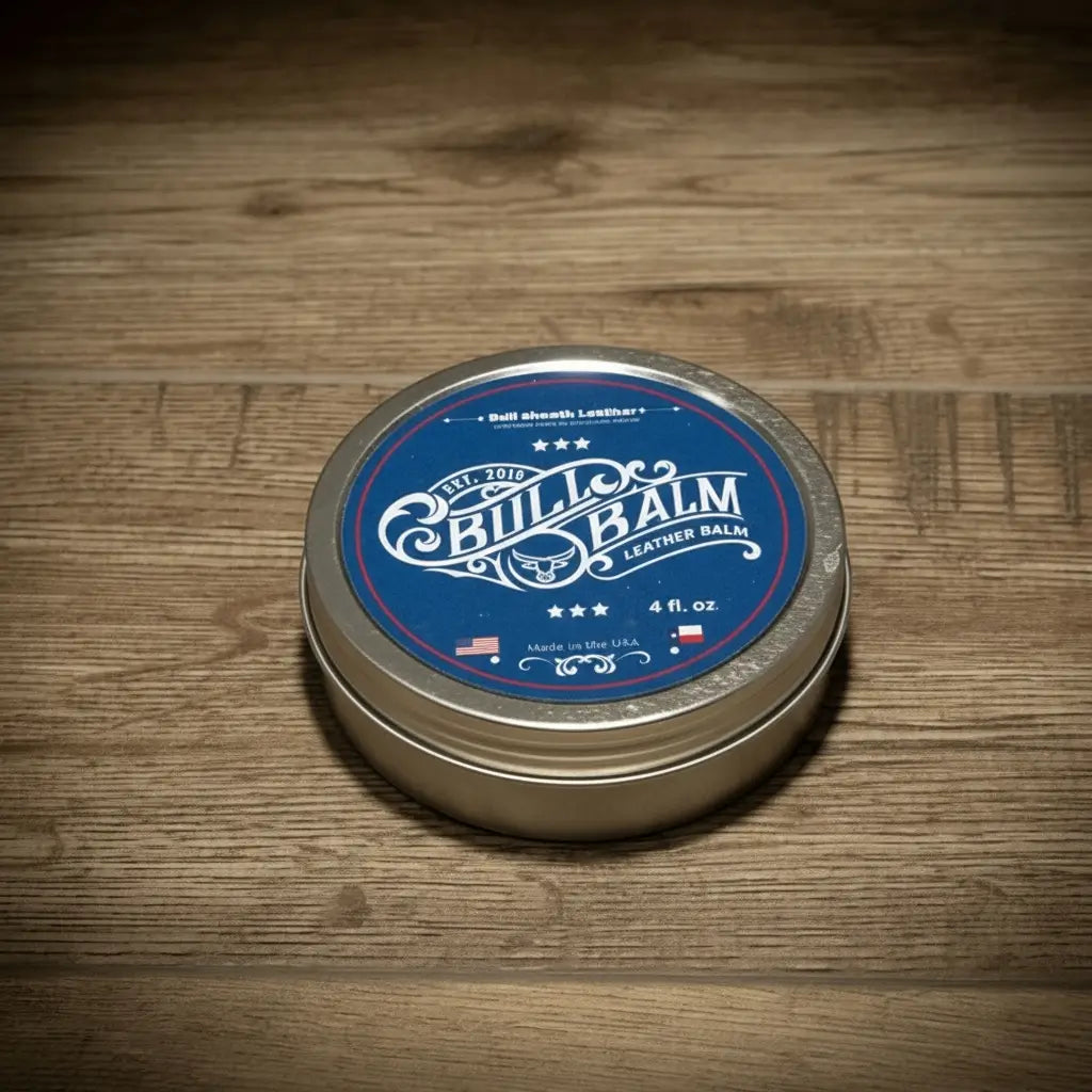 Leather Balm - "Bull Balm" Leather Conditioner - 4oz or 1 oz sizes