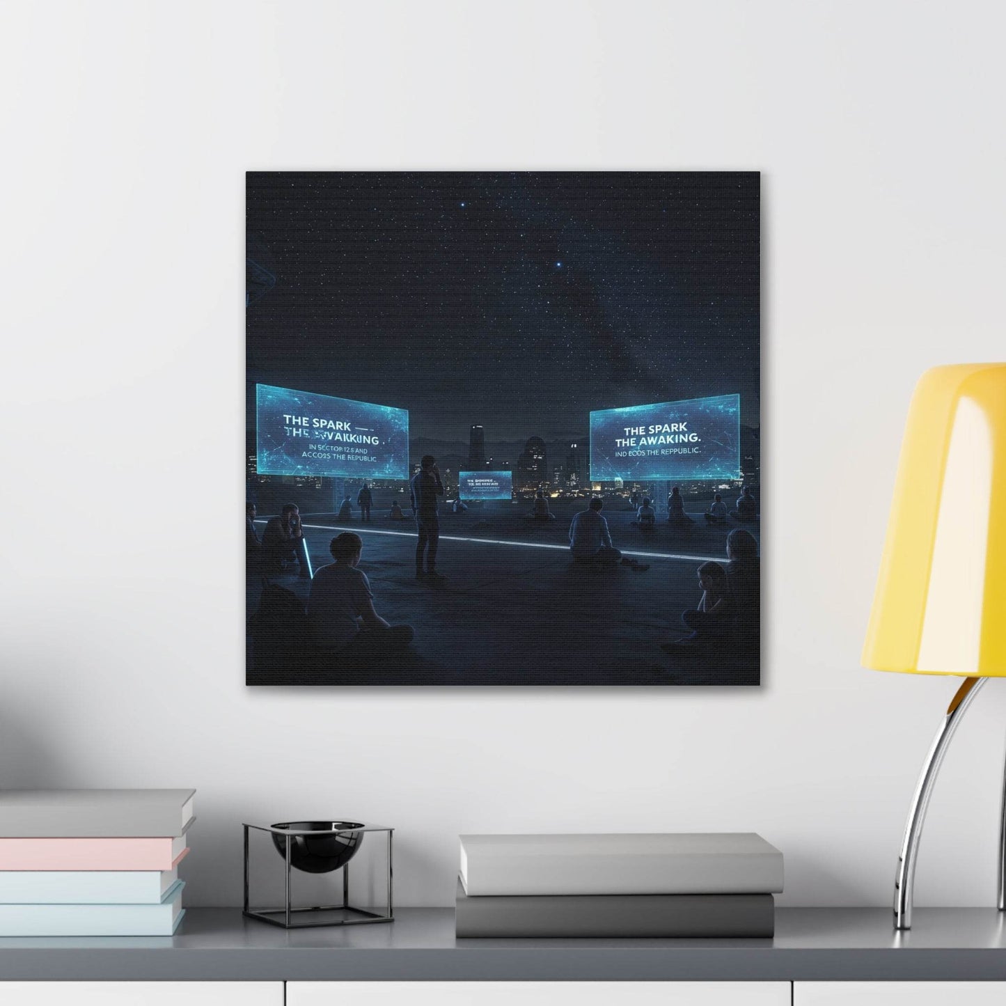 Inspirational Canvas Wall Art - 'The Spark, The Awakening'