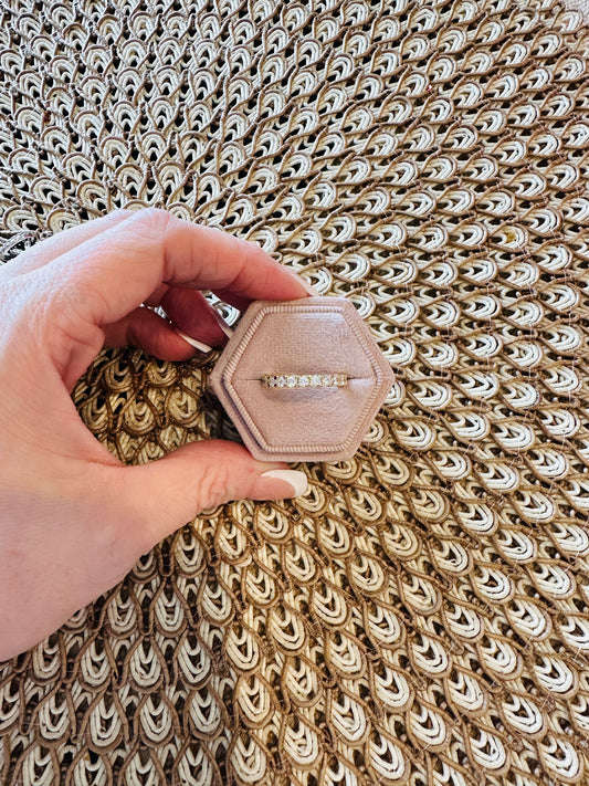 Forever Love Eternity Band- Gold
