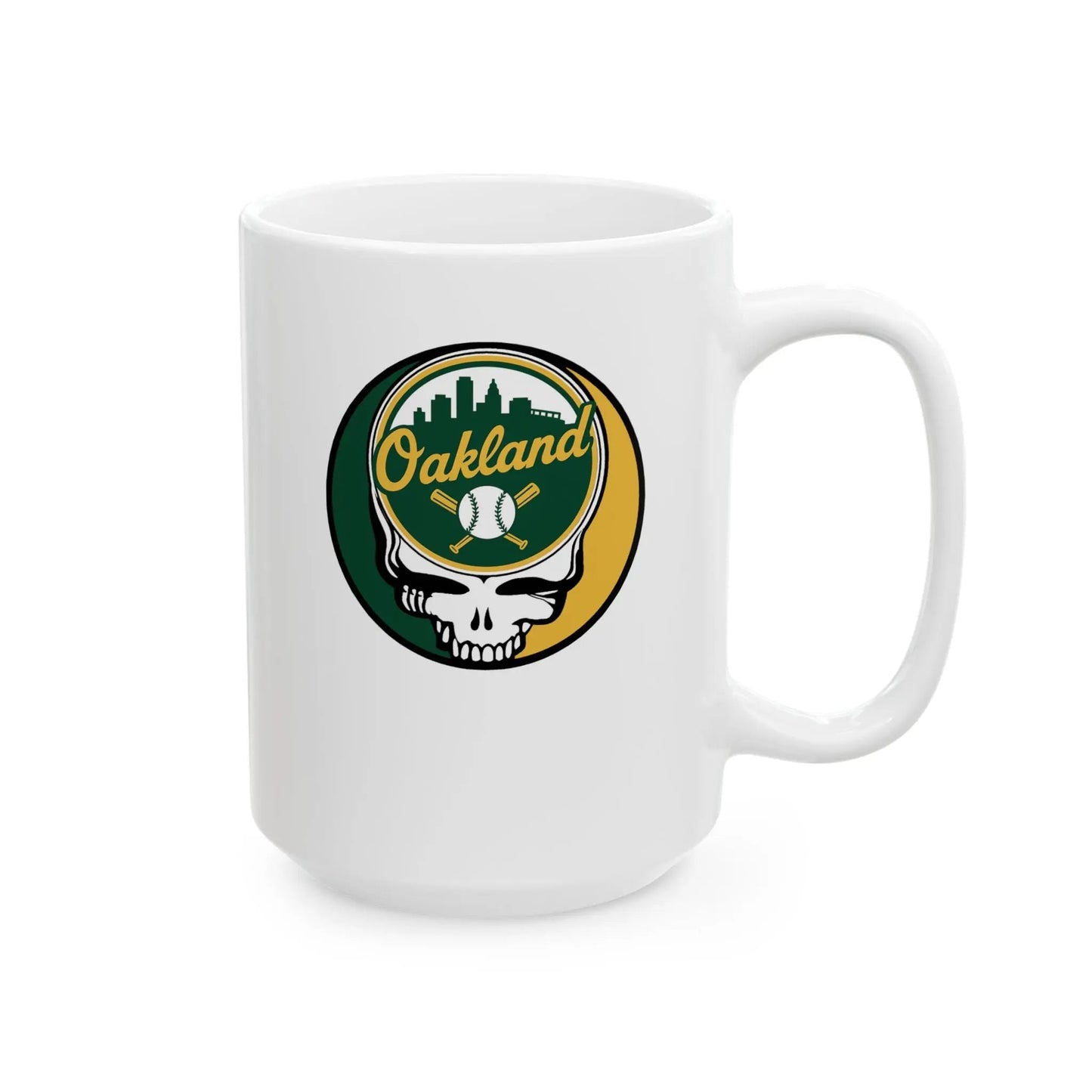 Oakland A's Original Stealie Grateful Dead Coffee Mug
