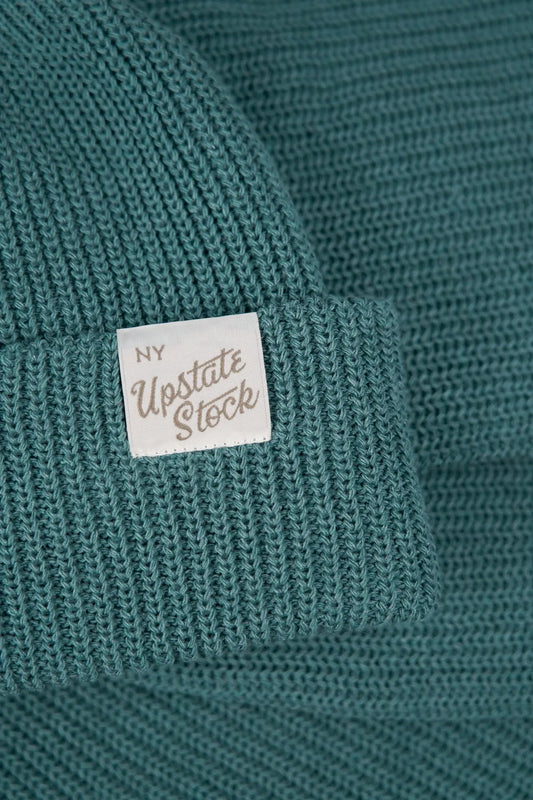 Seafoam Upcycled Cotton Watchcap UPSTATE STOCK