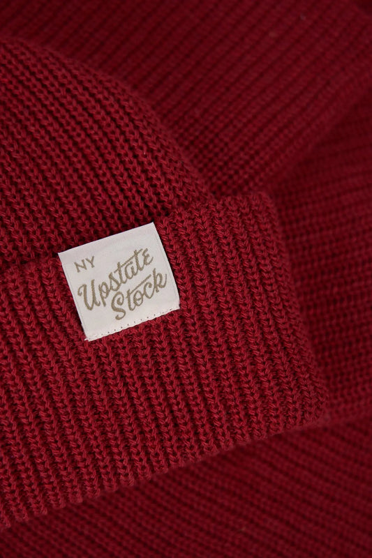 Pomegranate Upcycled Cotton Watchcap UPSTATE STOCK