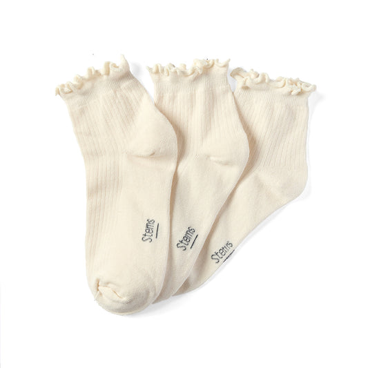 3-Pack Everyday Ruffle Socks