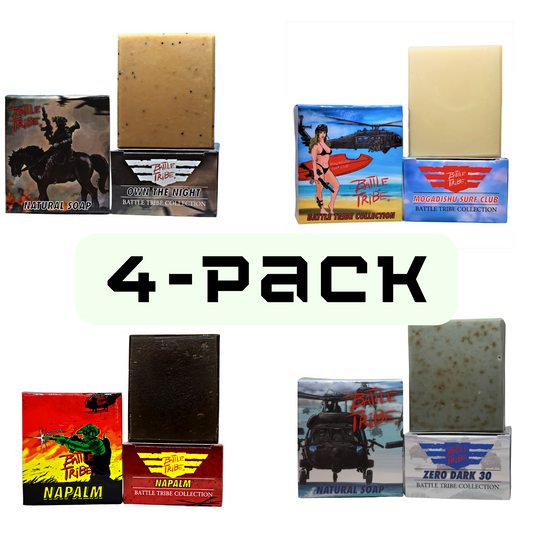 Battle Tribe 4 Pack Natural Soap