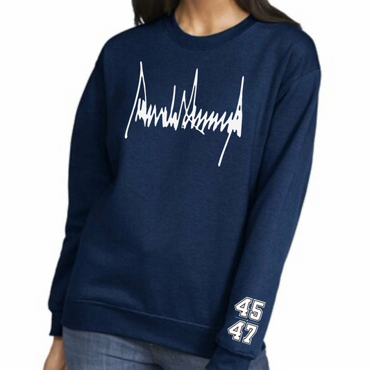 45 47 Donald Trump Comfort Colors Tshirt or Crewneck sweatshirt