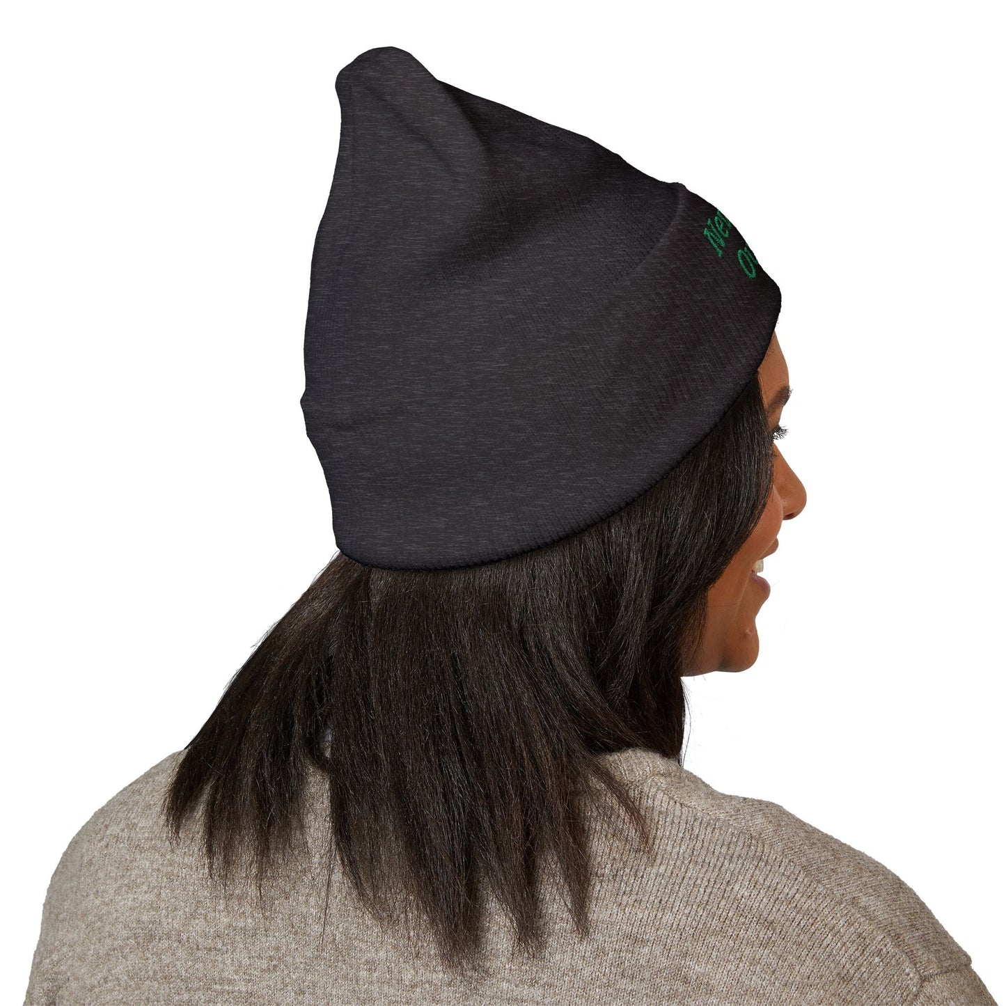 "NevarLand Outpost" - Embroidered Cuffed Knit beanie