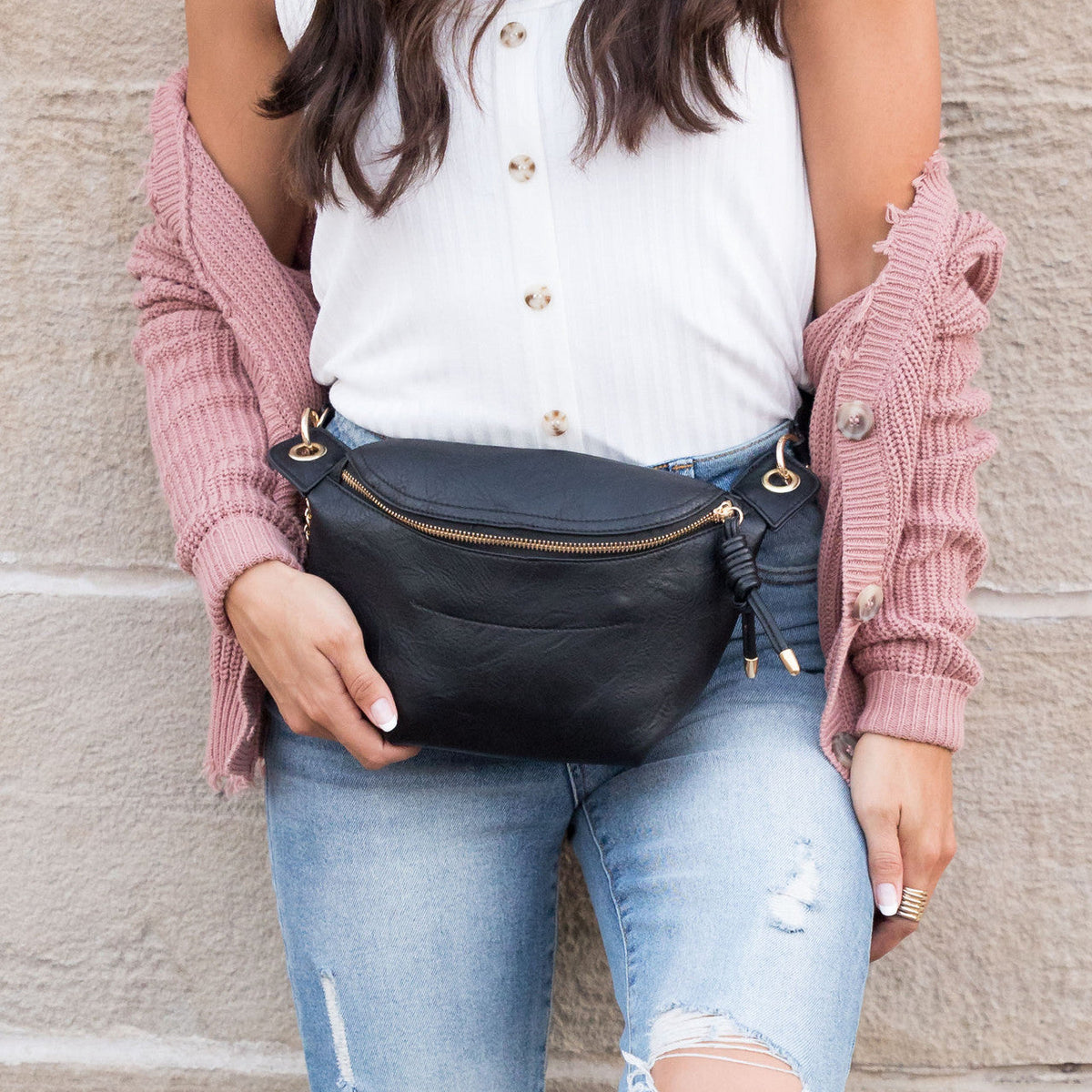 Luxe Convertible Sling/Belt Bag