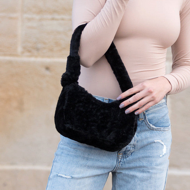 Izzie Plush Shoulder Bag