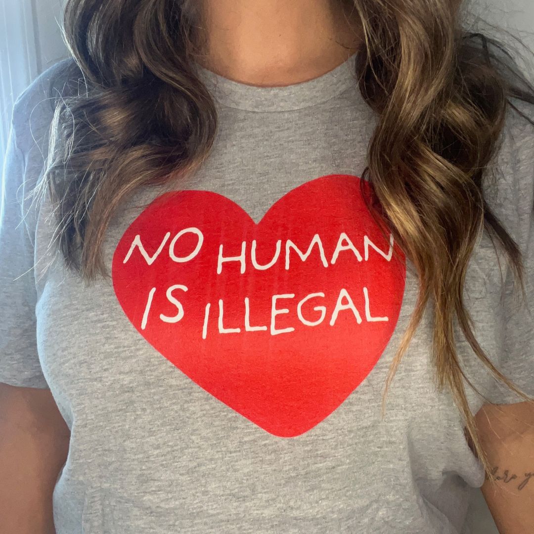 No Human Is Illegal Classic Tee