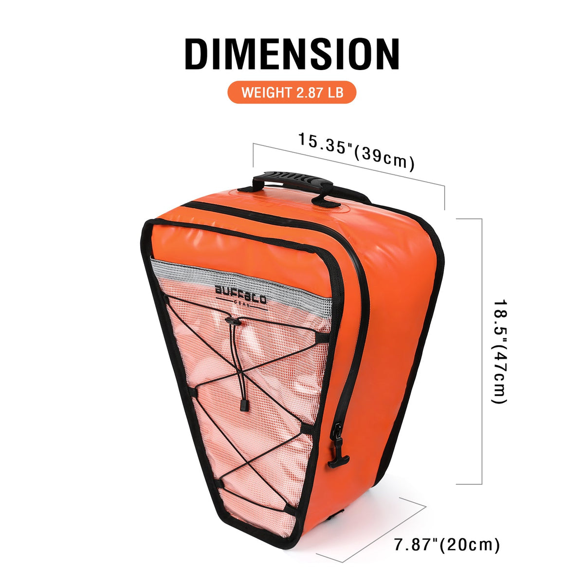 18'' Kayak Cooler Bag With Waterproof Zipper